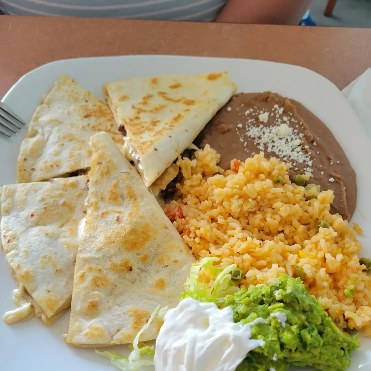 Chicken Quesadilla Plate