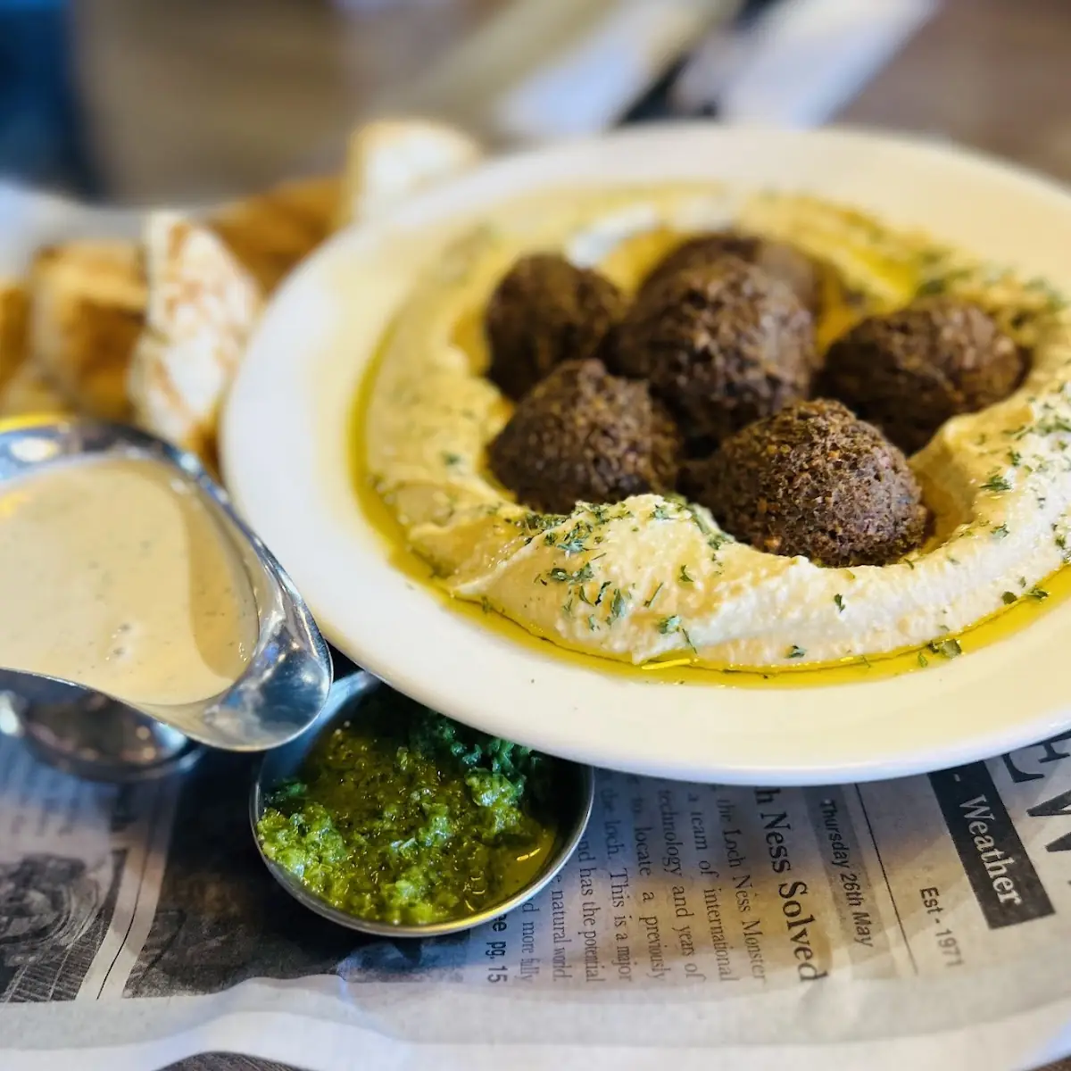 Falafel Plate with Hummus