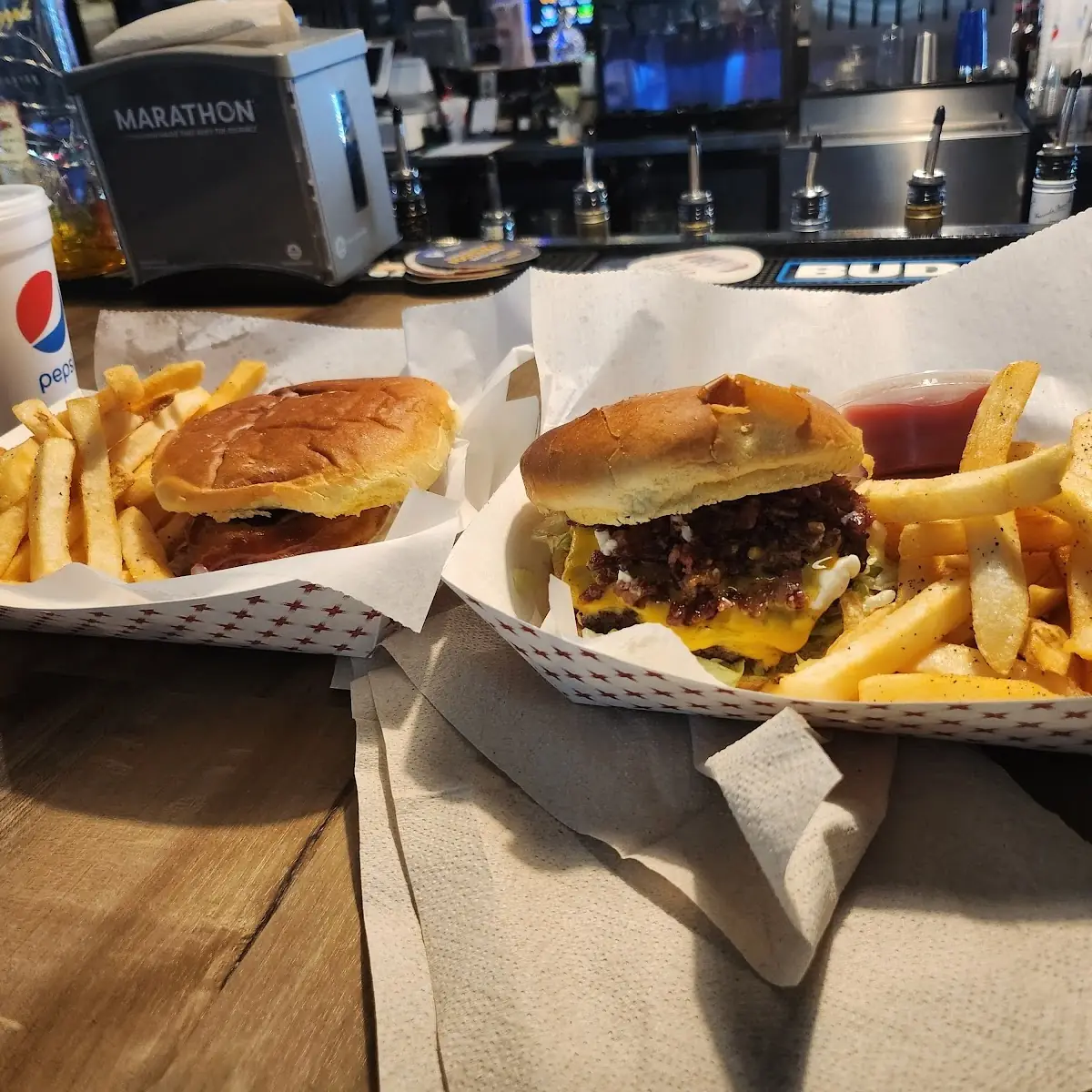 Single Bacon Cheeseburger Combo