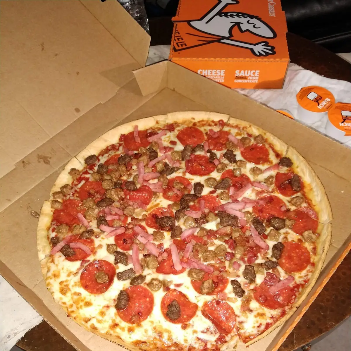 Little Caesars 4 Meat Pizza