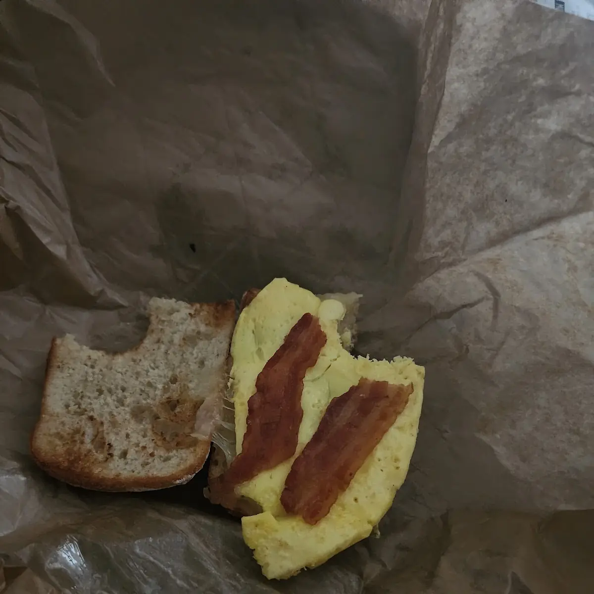 Bacon Scrambled Egg & Cheese on Ciabatta