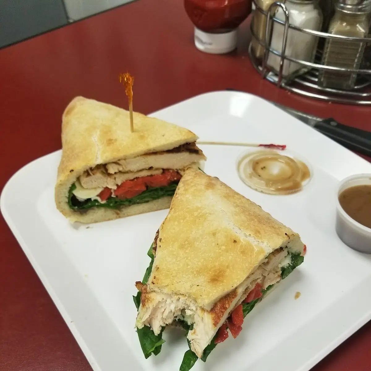 Roasted Chicken Panini