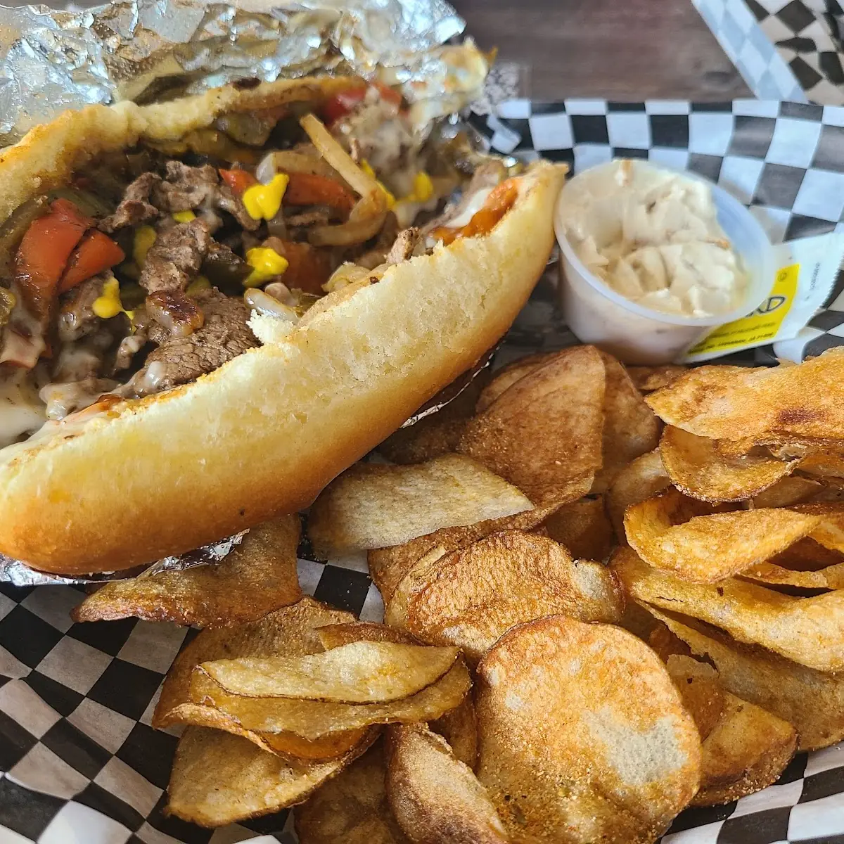 Philly Cheesesteak & House Chips