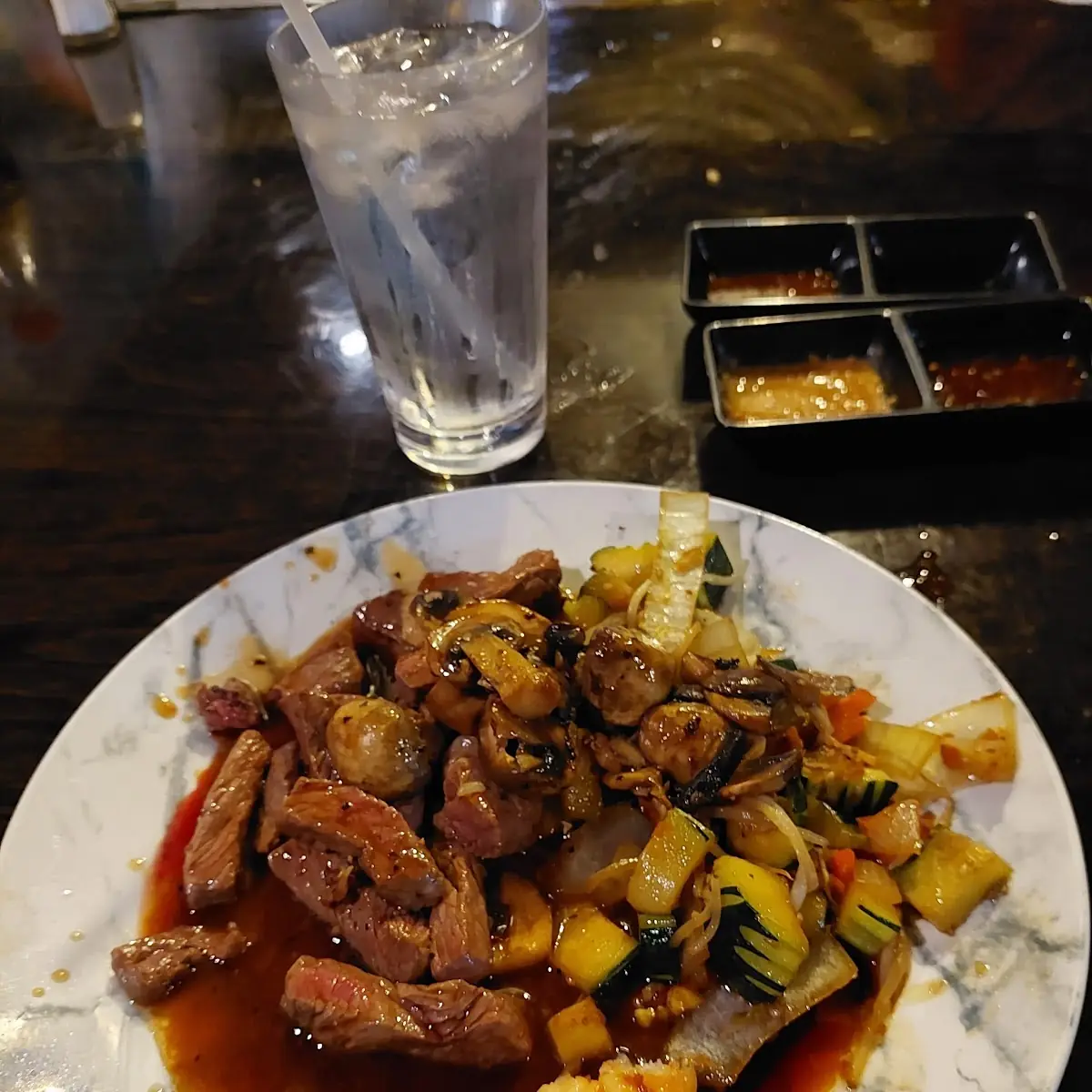 Steak and Shrimp Fried Rice
