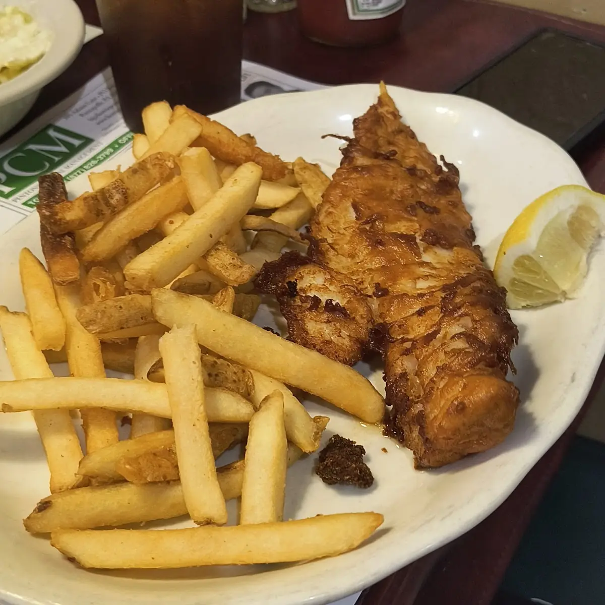Deep Fried Cod Dinner