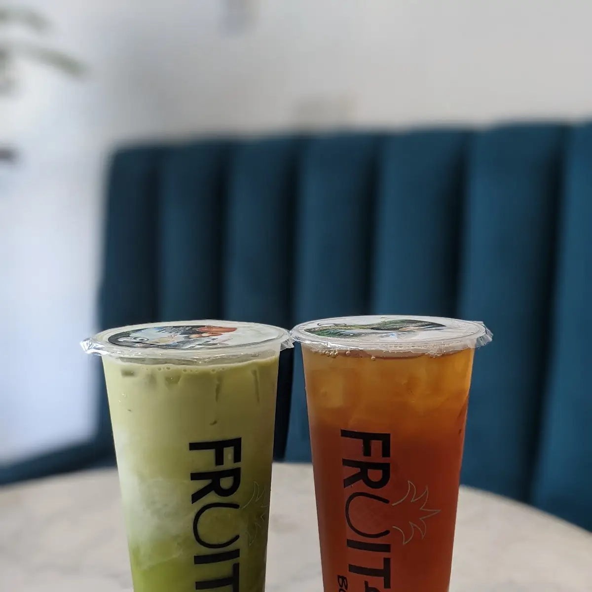 Black Tea with Lychee Jelly