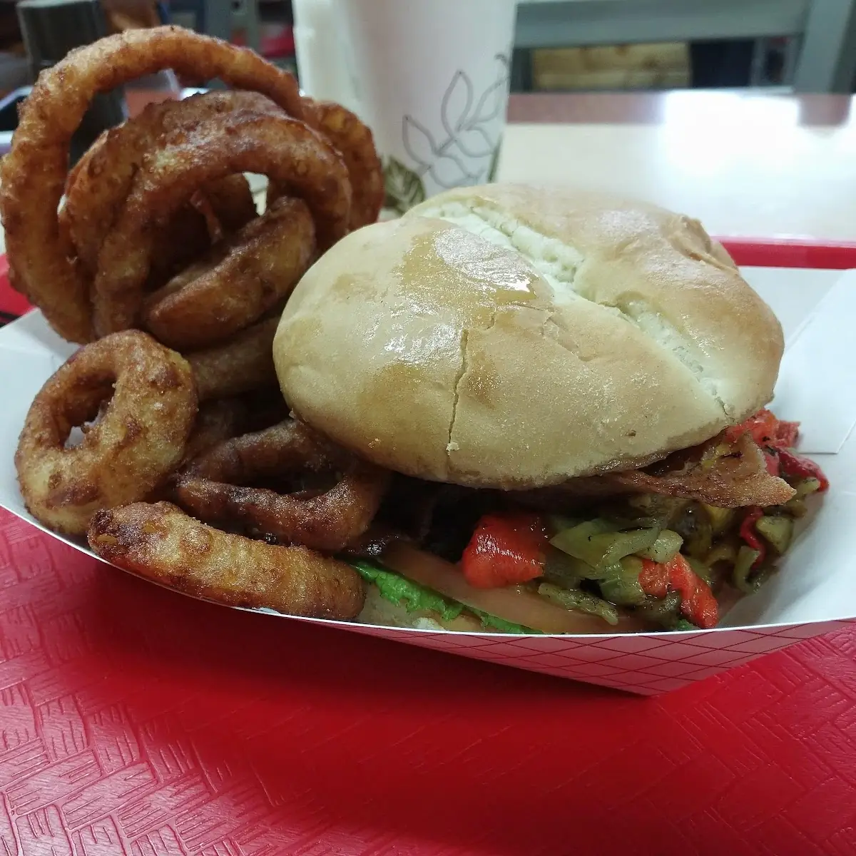 Green Chili Cheeseburger