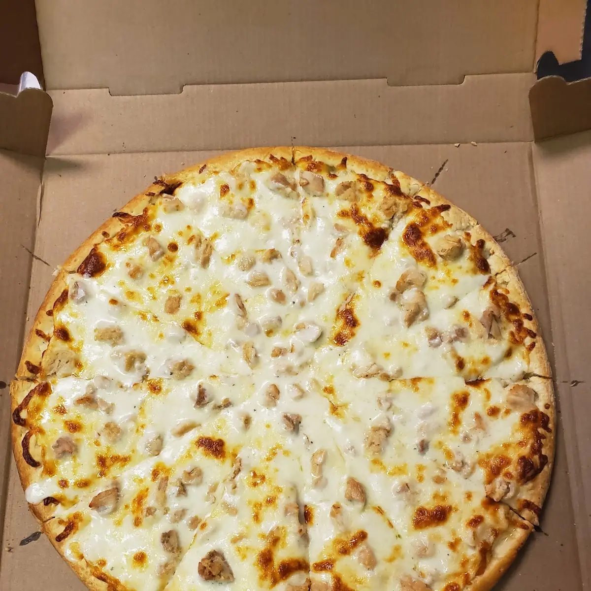 Alfredo Cheese Pizza