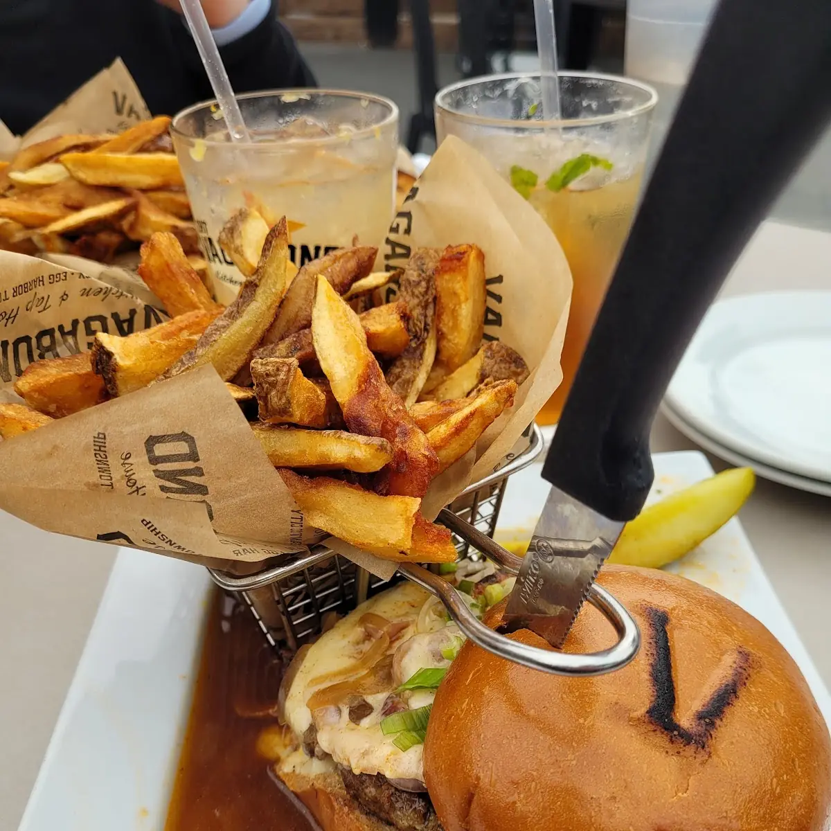 French Onion Burger