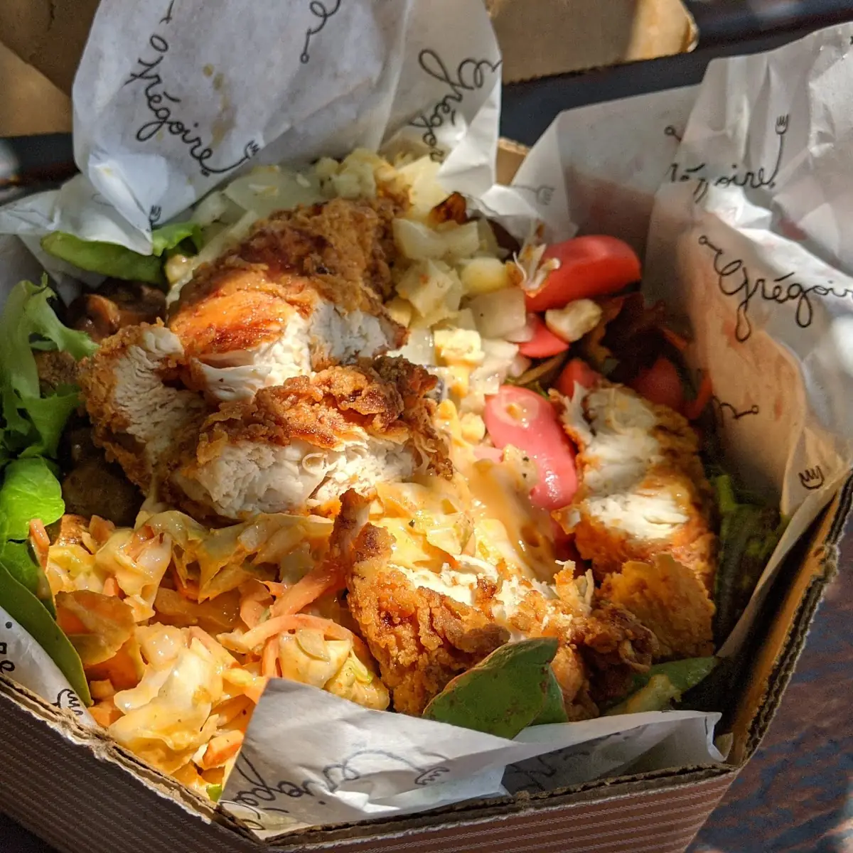 Fried Chicken Salad