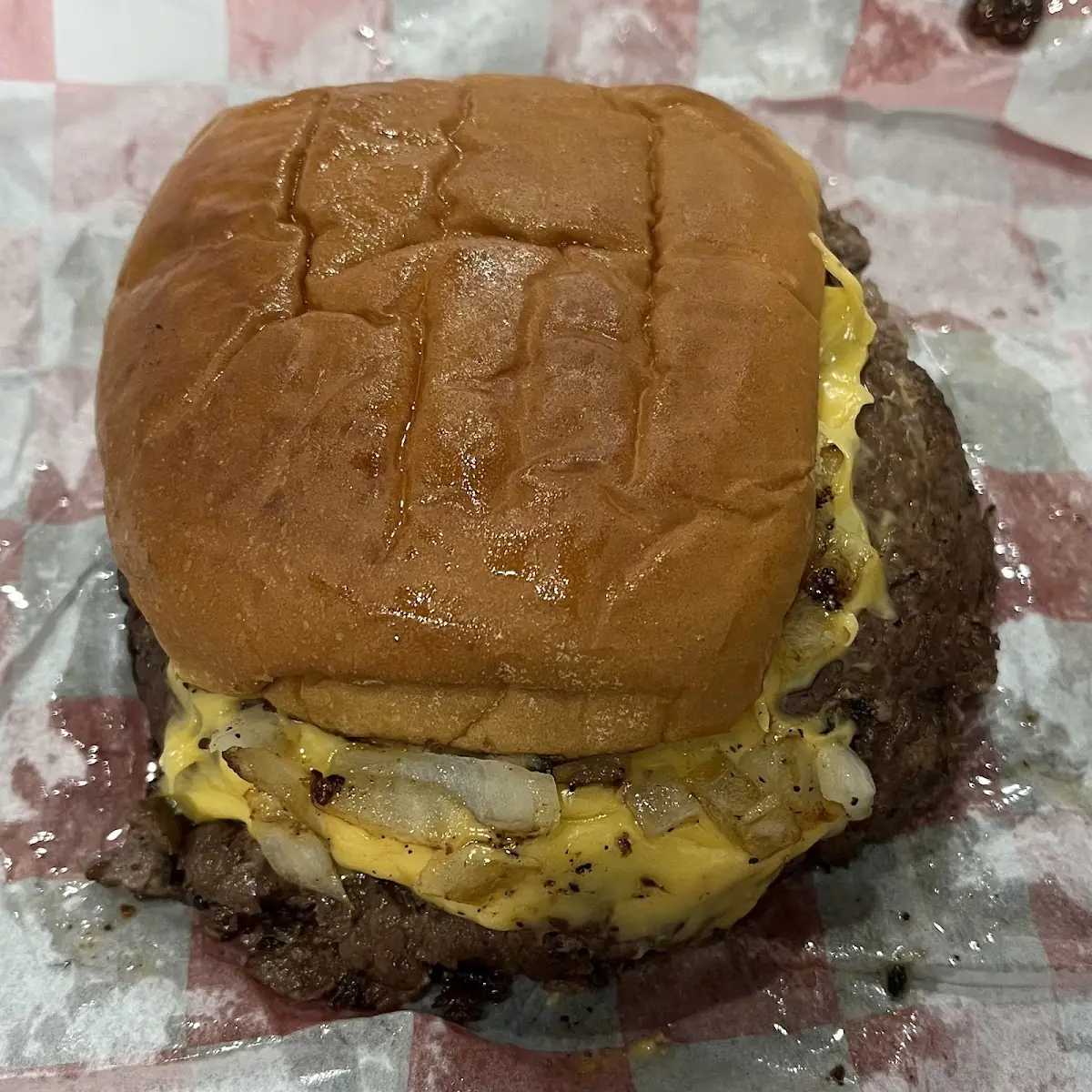 Smash Burger with Seasoned Fries