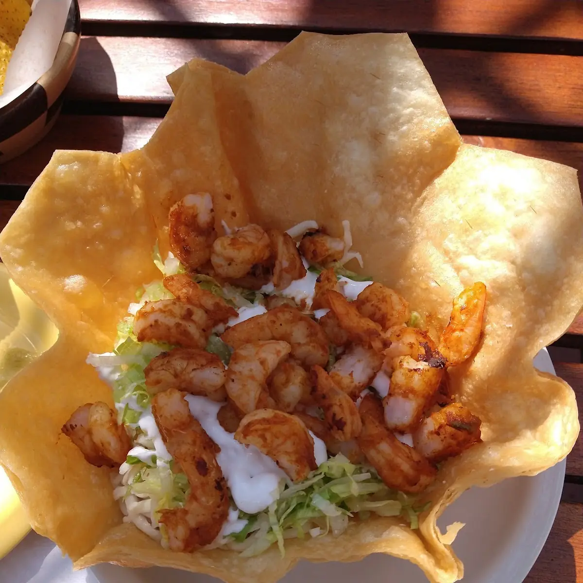 Taco Salad with Shrimp