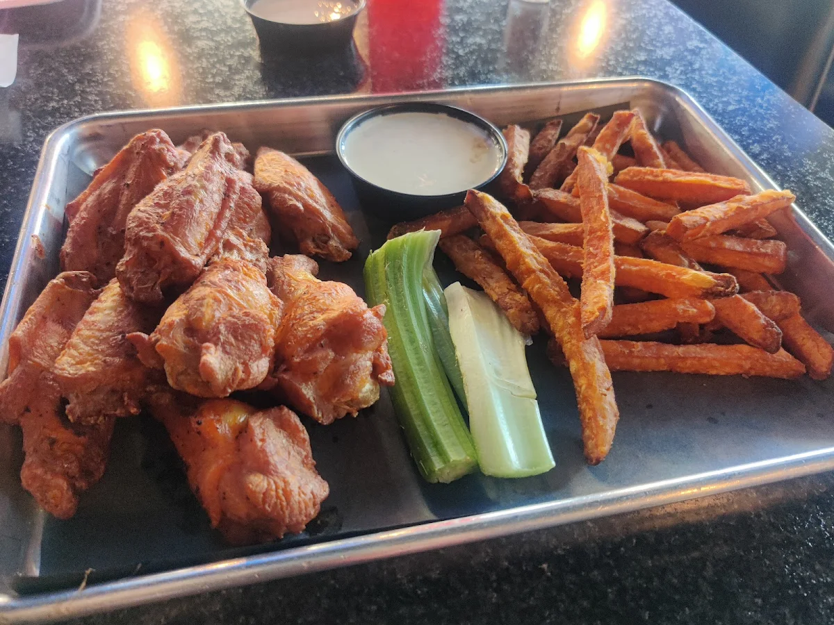 Buffalo Wings and Fries