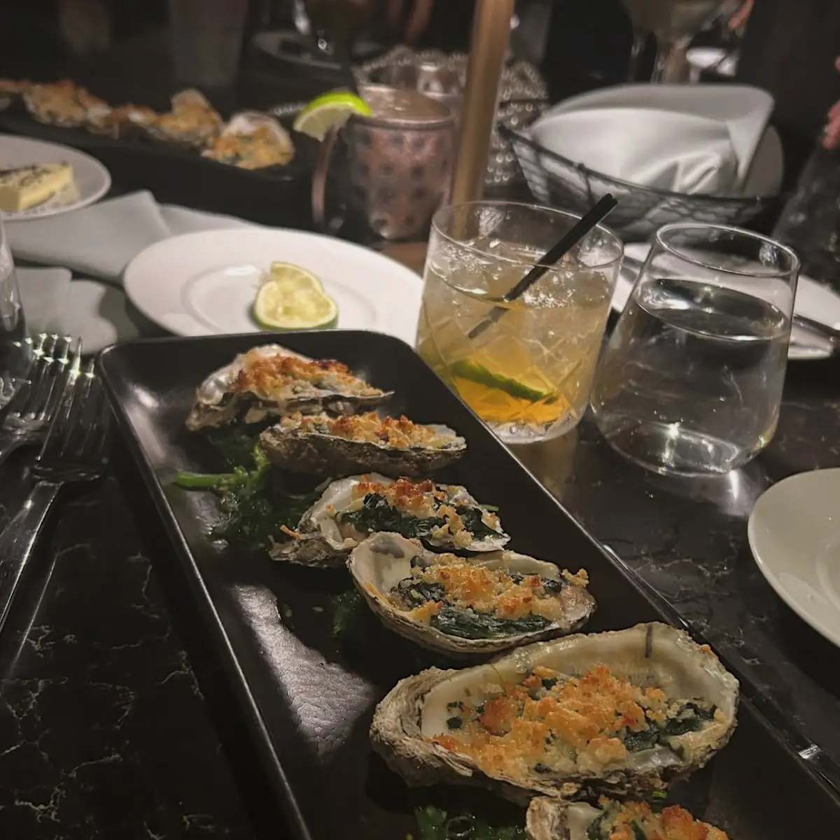 Oysters Rockefeller