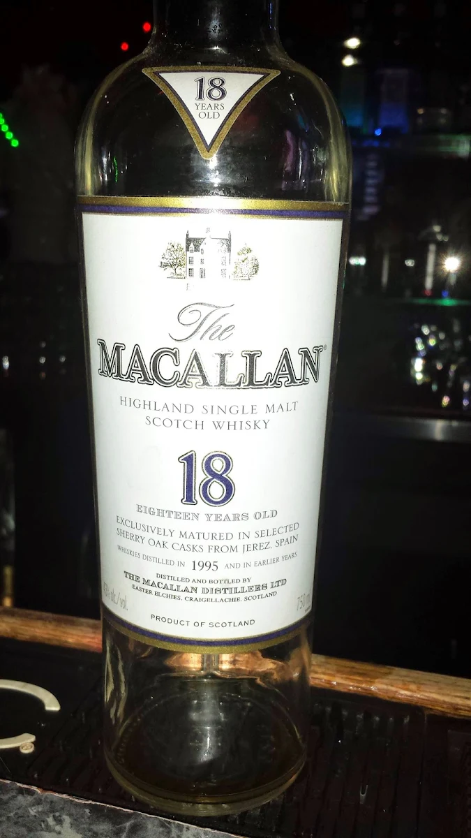 18 Year Old McCallan Whiskey