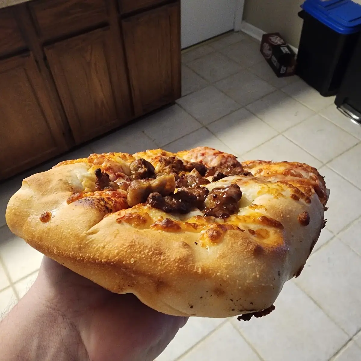 Detroit Deep Dish Sausage Pizza