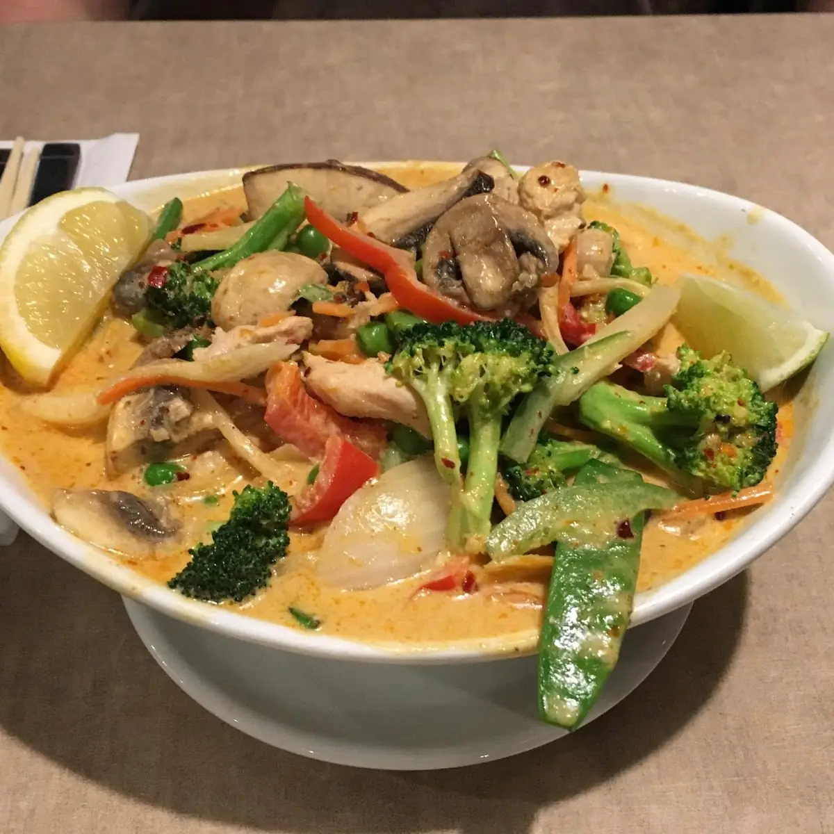 Wild Mushroom Chicken Curry