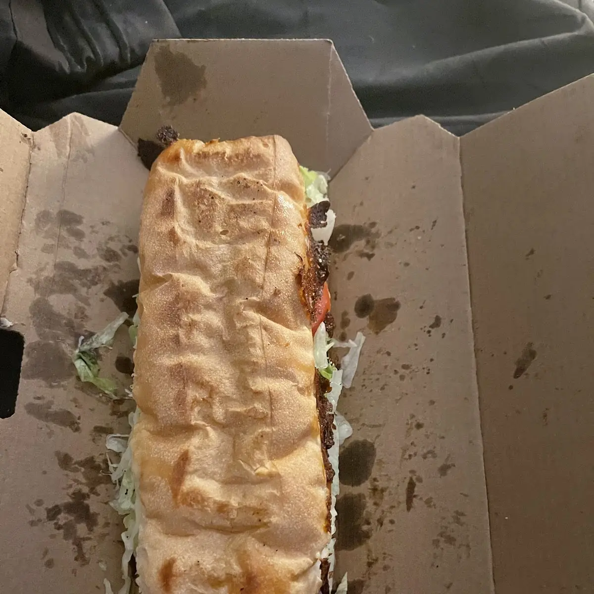 Toasted Sub Sandwich with Lettuce
