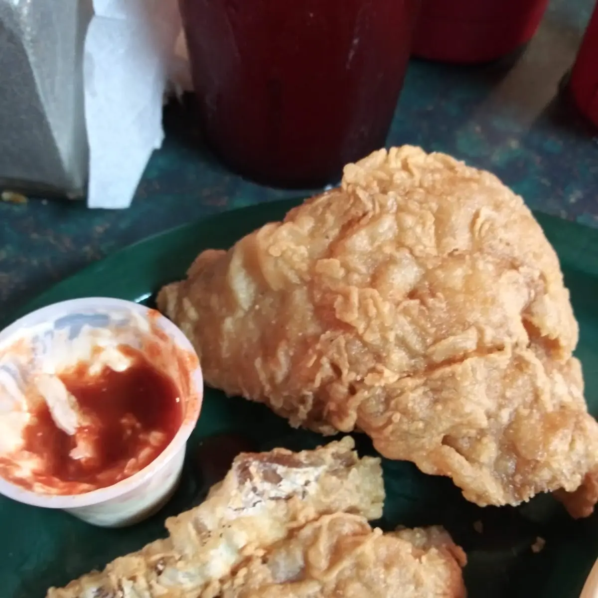 Fried Fish Tartar Sauce and Hot Sauce Mix
