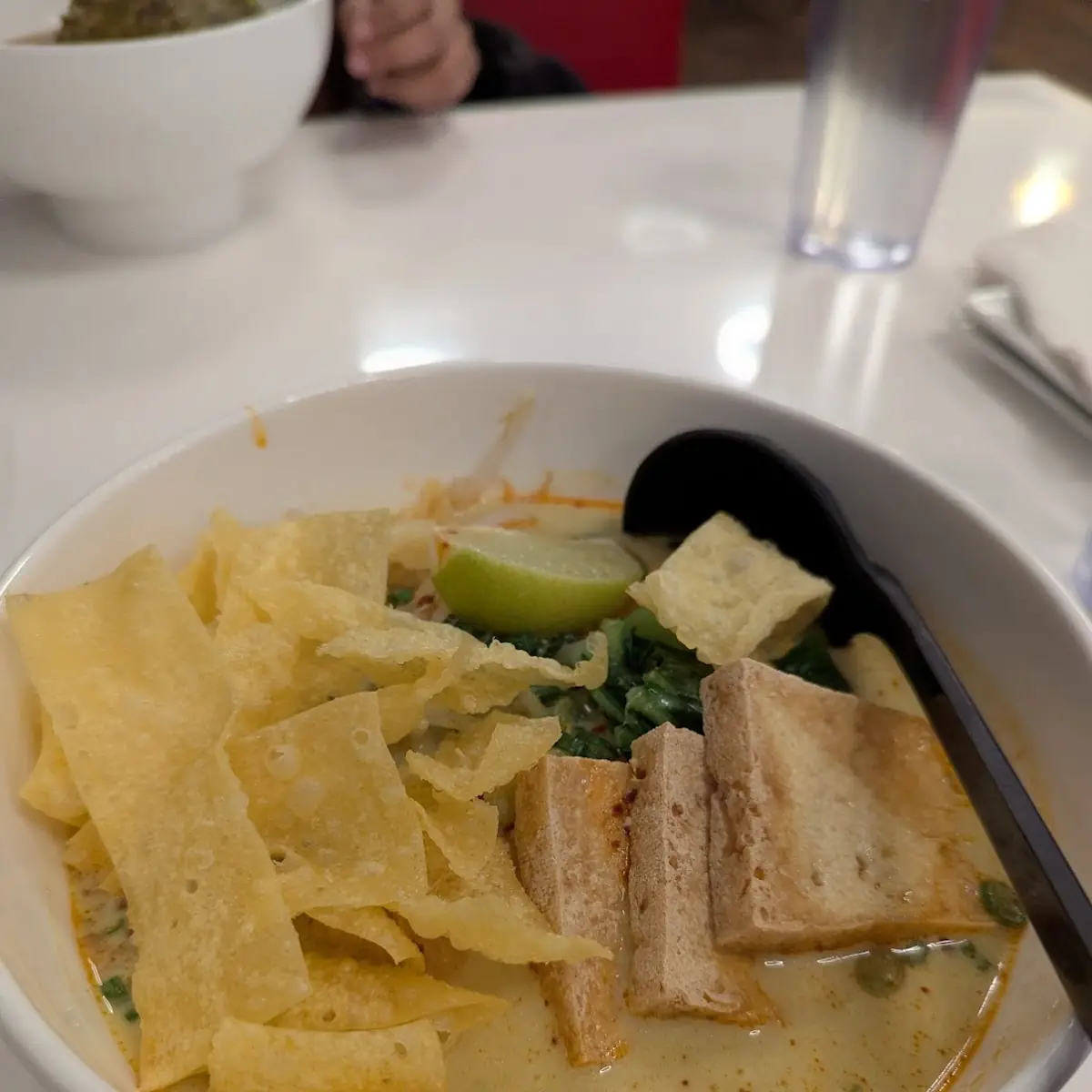 Yellow Curry Ramen with Tofu