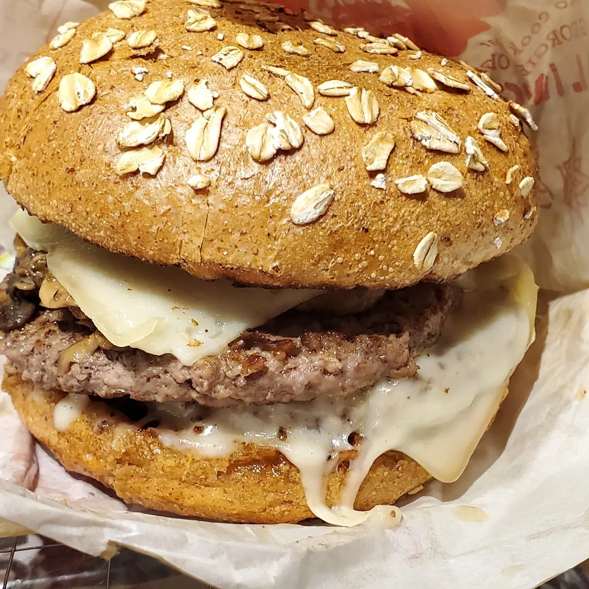 Mushroom Swiss Burger
