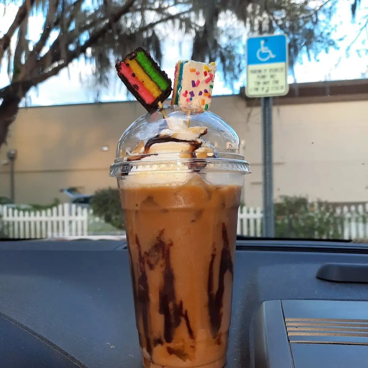 Double Chocolate Mocha Iced Latte