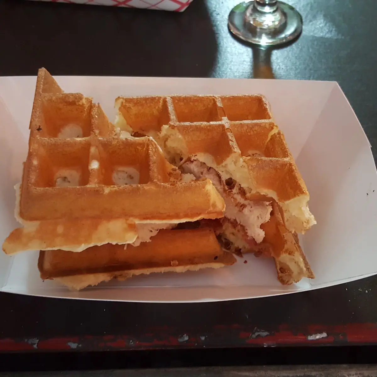 Chicken and Waffles Sandwich