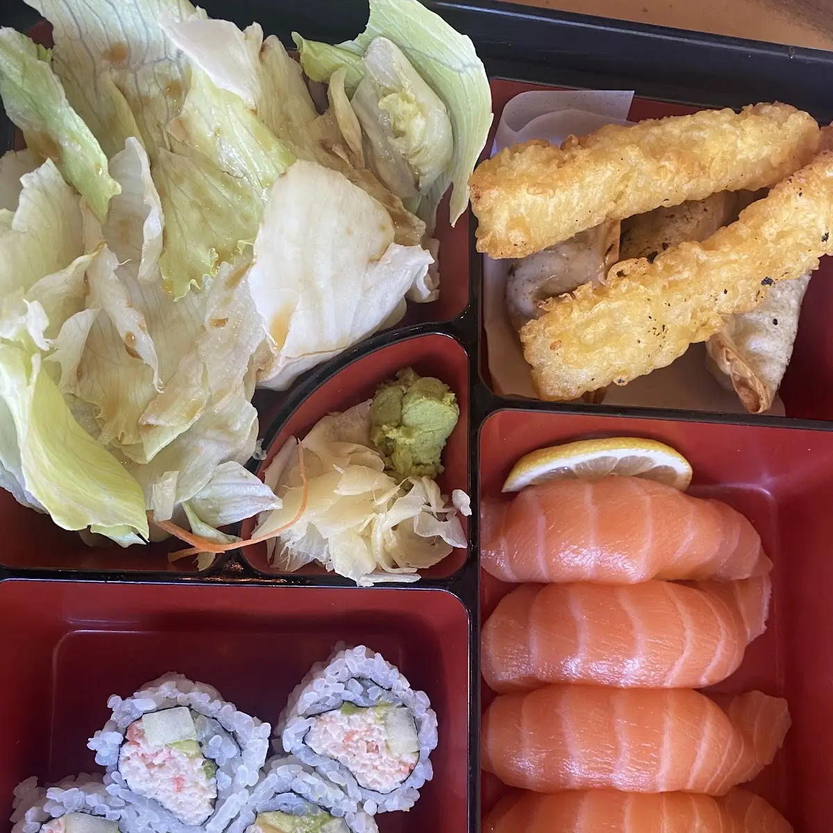 Bento Box with Salmon