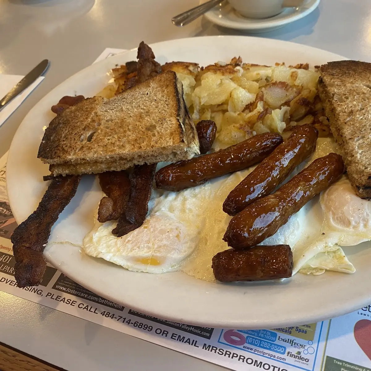 Cheese Steak Omelette with Bacon