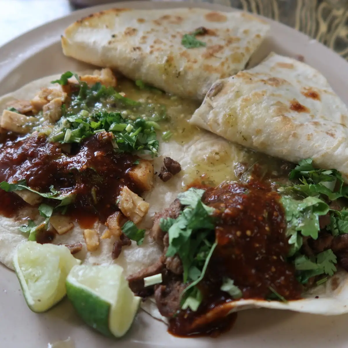 Tacos Asada Beef Steak & Pollo Grilled Chicken