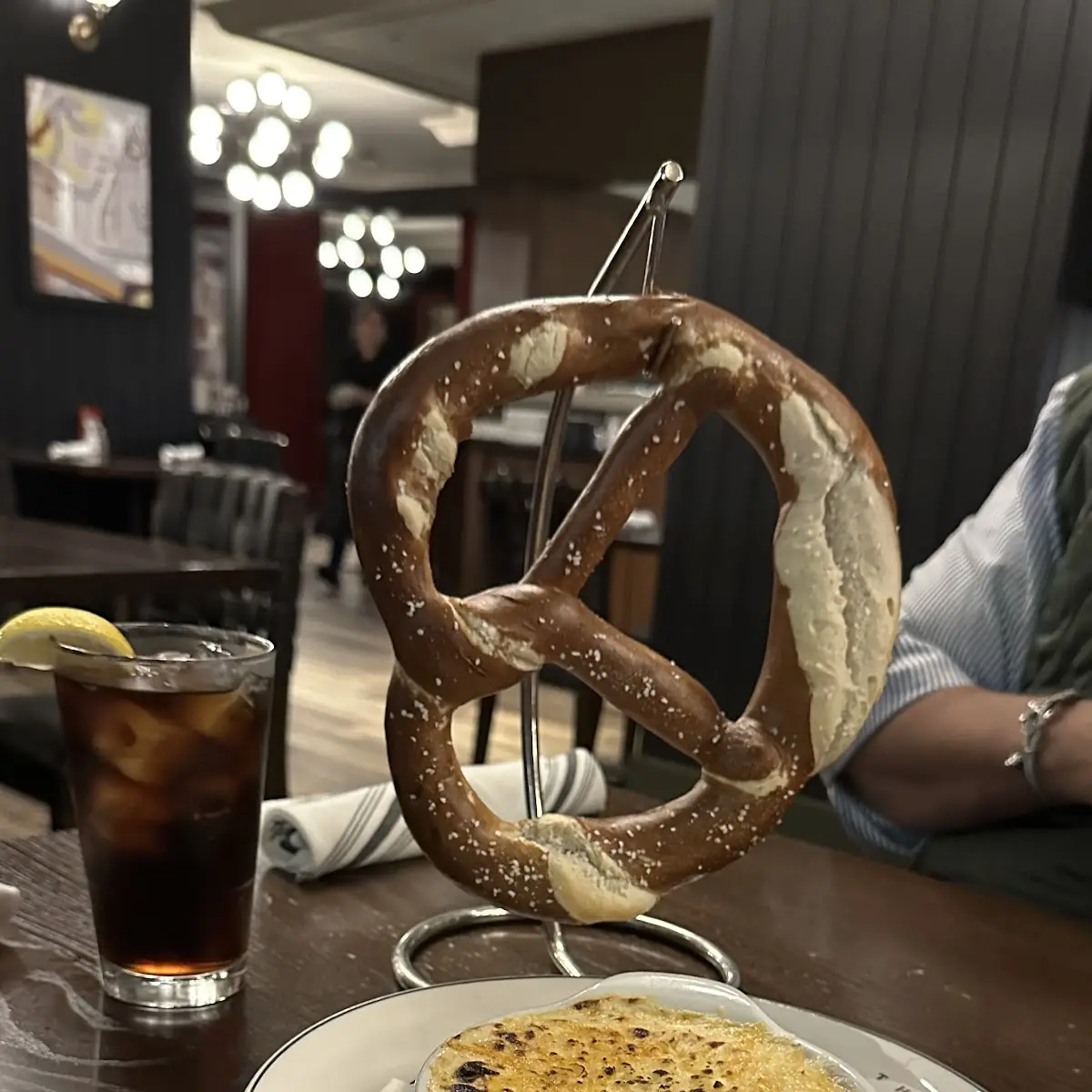 Hot Bavarian Pretzel
