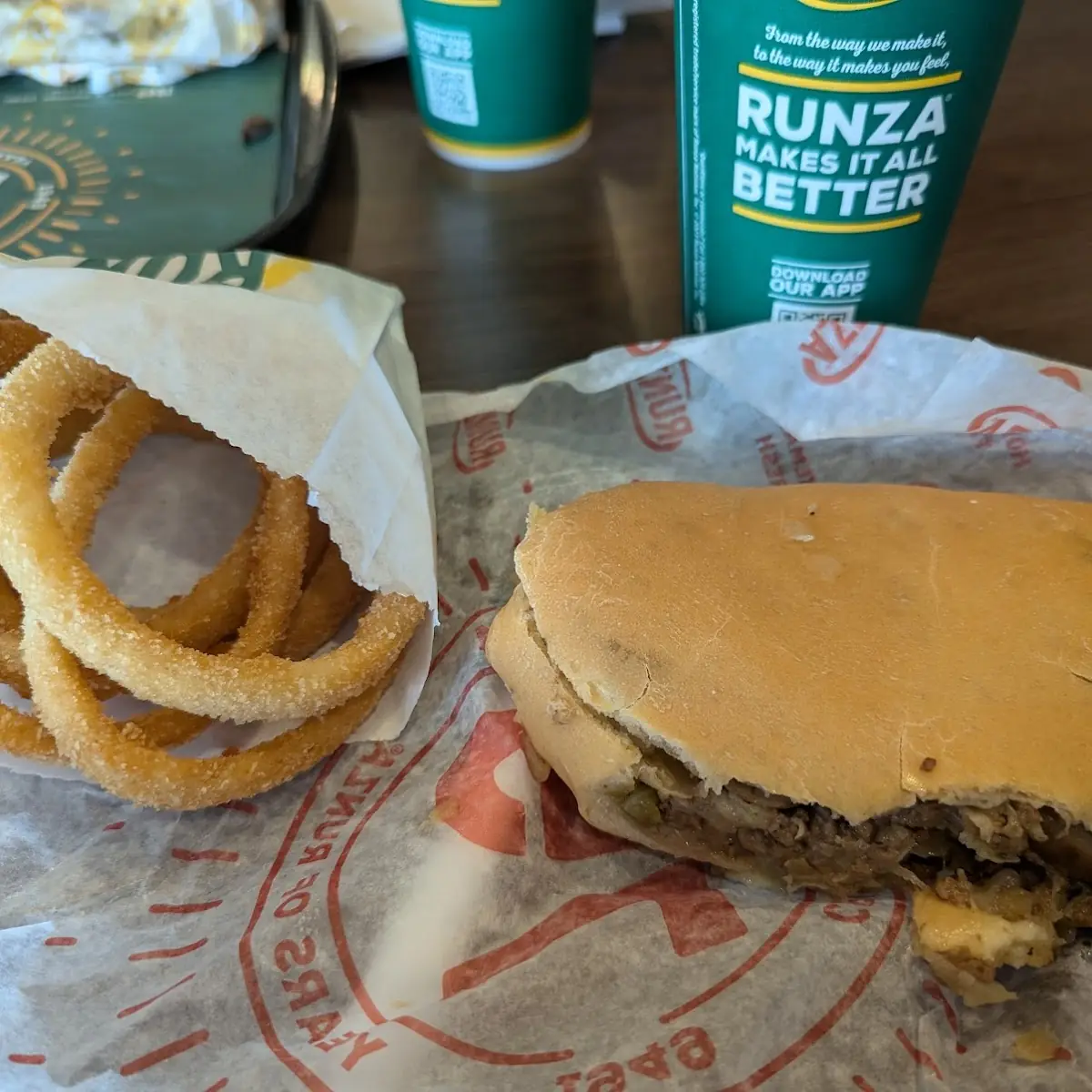 Cheese Runza Sandwich Combo Meal