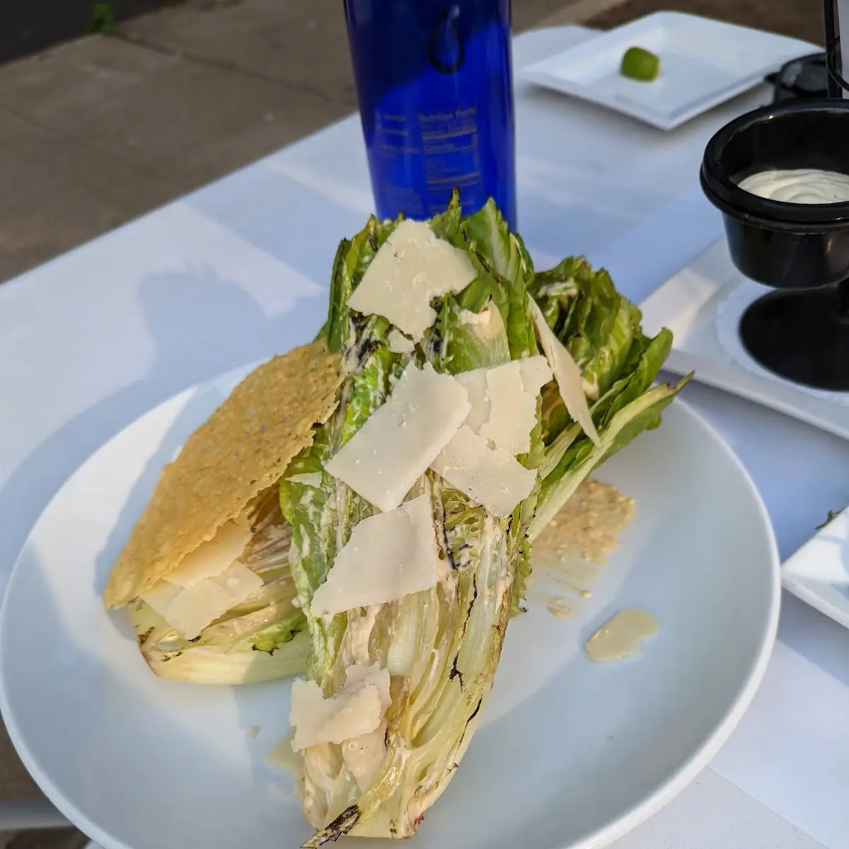 Grilled Romaine Caesar Salad