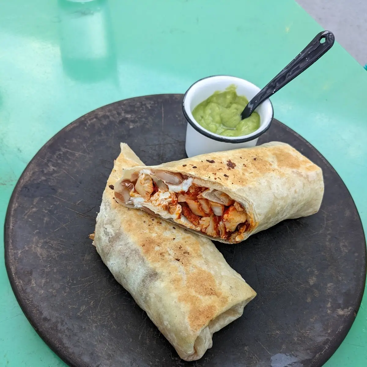 Cauliflower Al Pastor Burrito