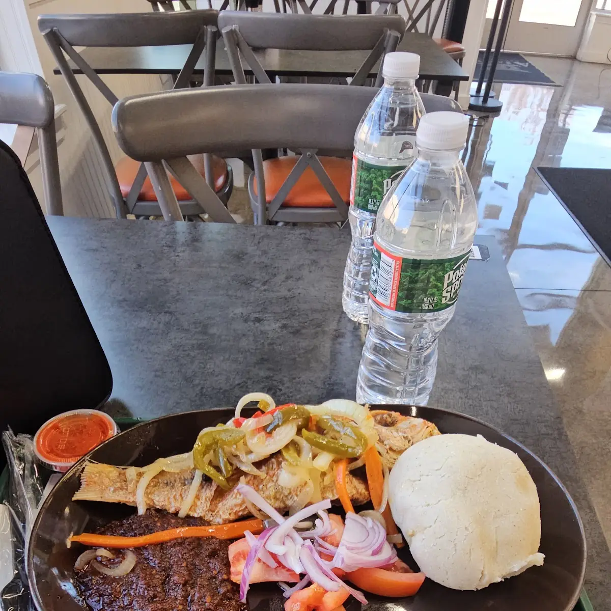 Banku Pepper with Tilapia Fish
