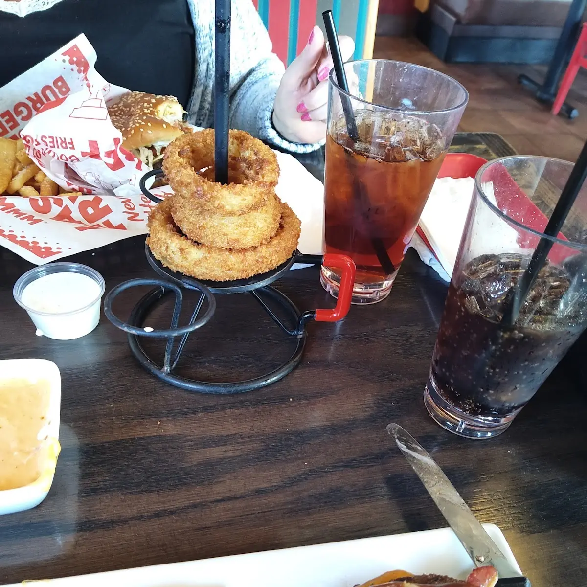 Towering Onion Rings