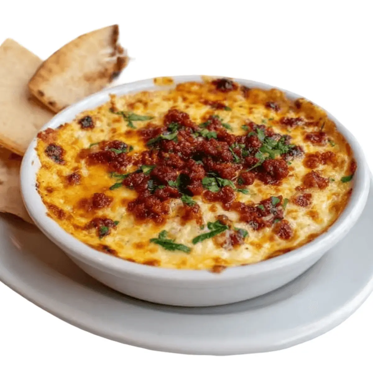Melted Cheese with Chorizo