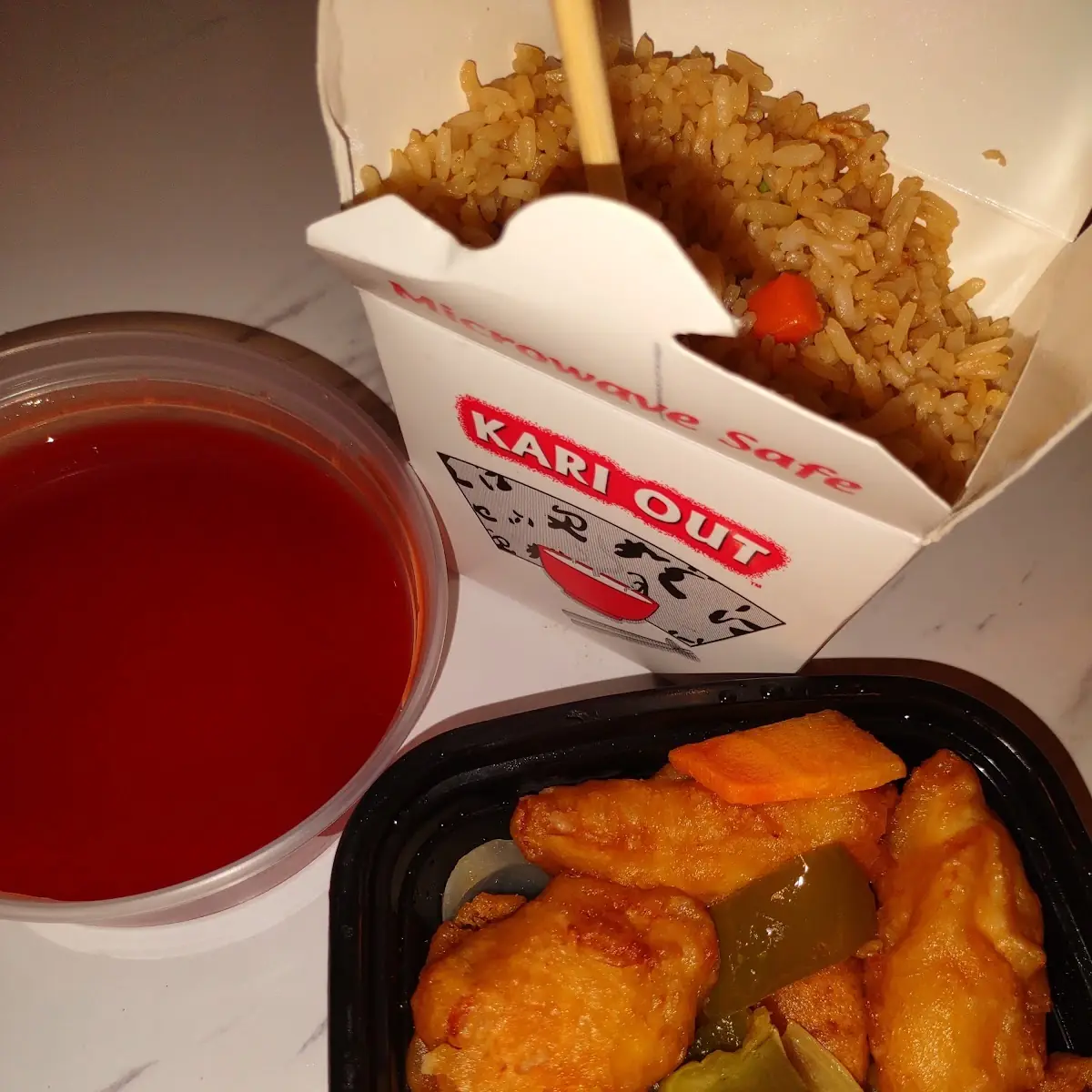 Sweet and Sour Chicken Fried Rice