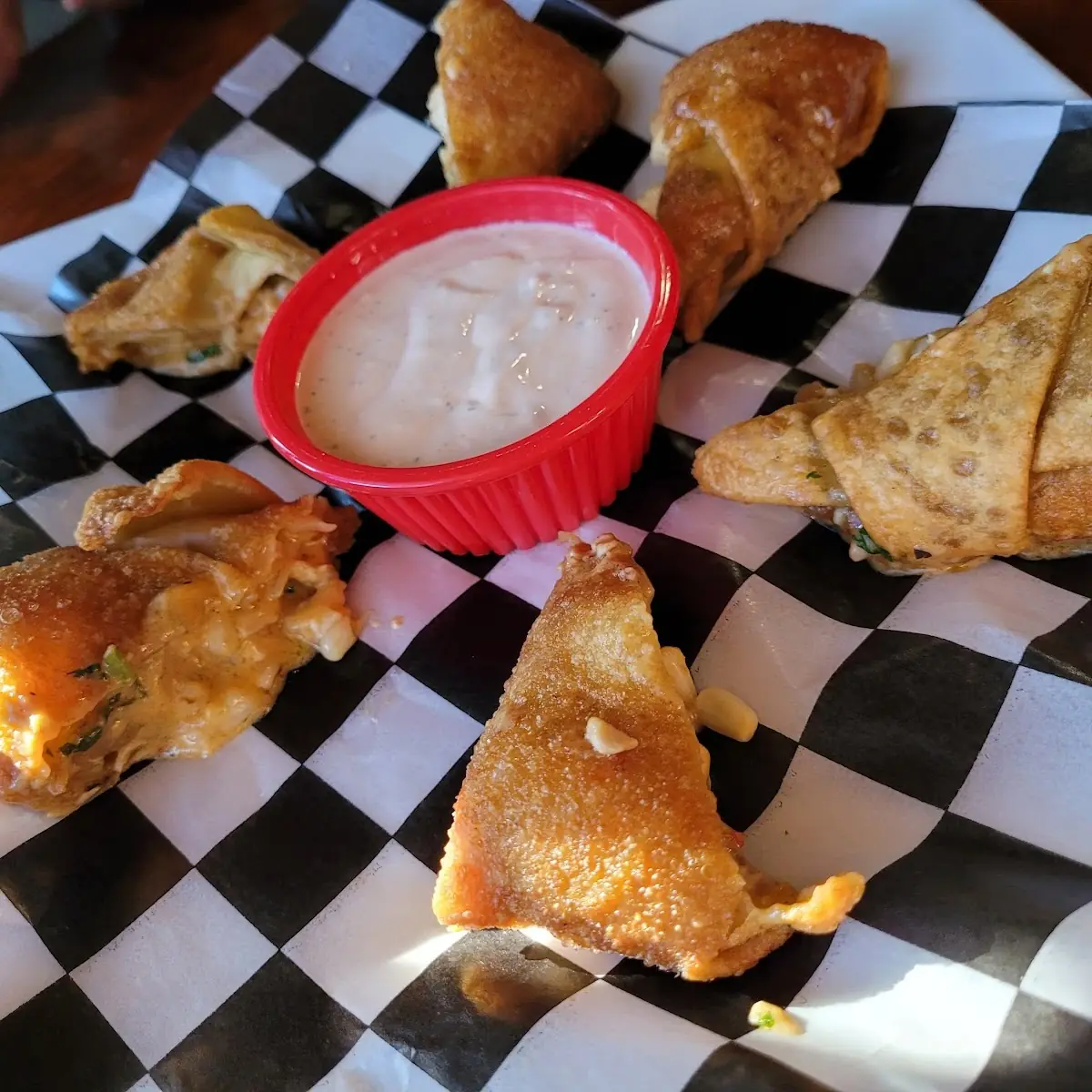 Cajun Chicken Egg Rolls