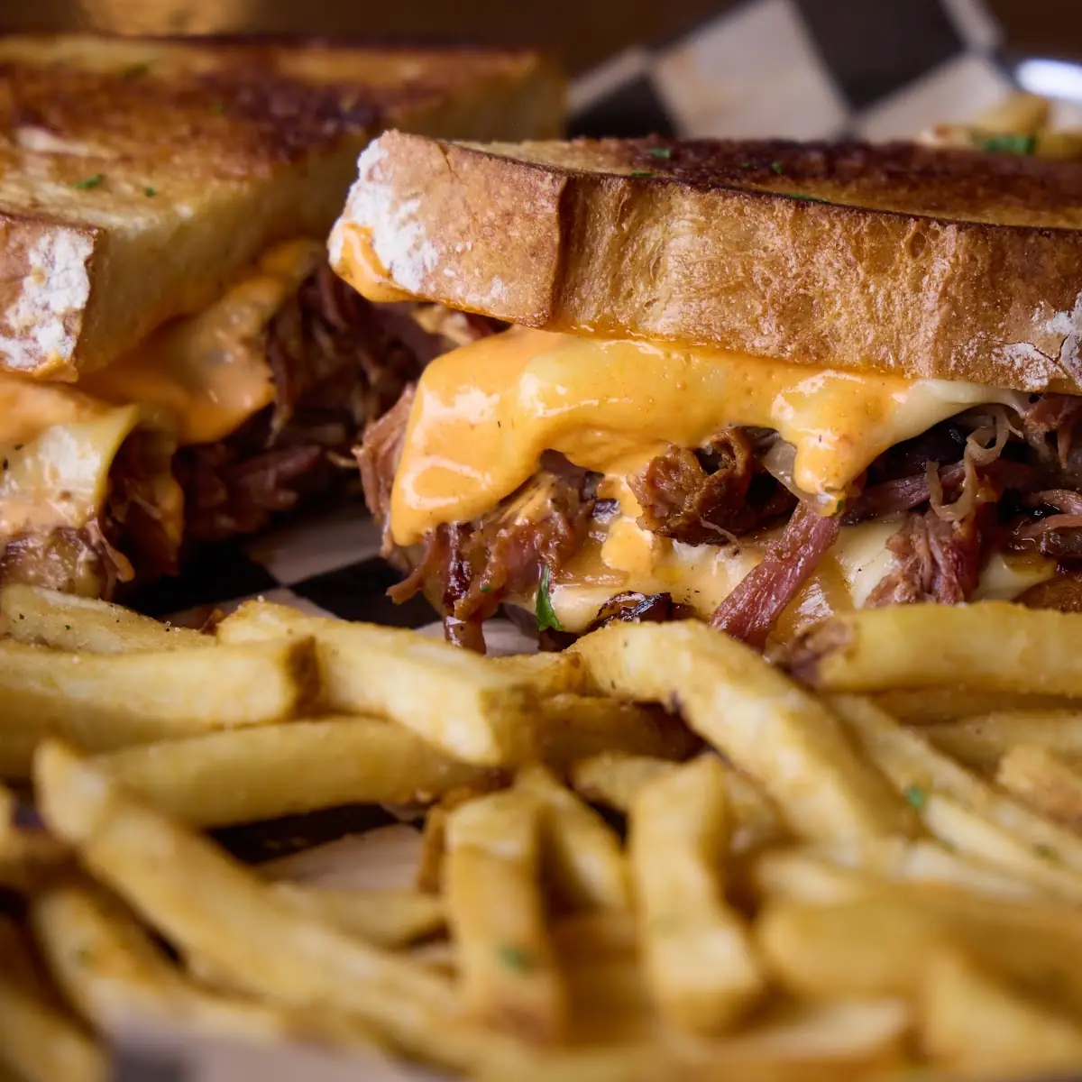 Brisket Grilled Cheese
