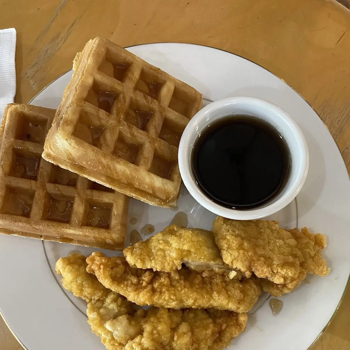 Hot Honey Chicken and Waffles