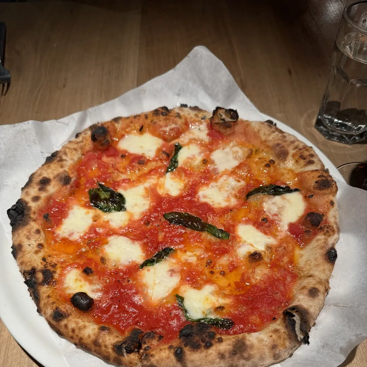 Pizza Margherita with Mushrooms