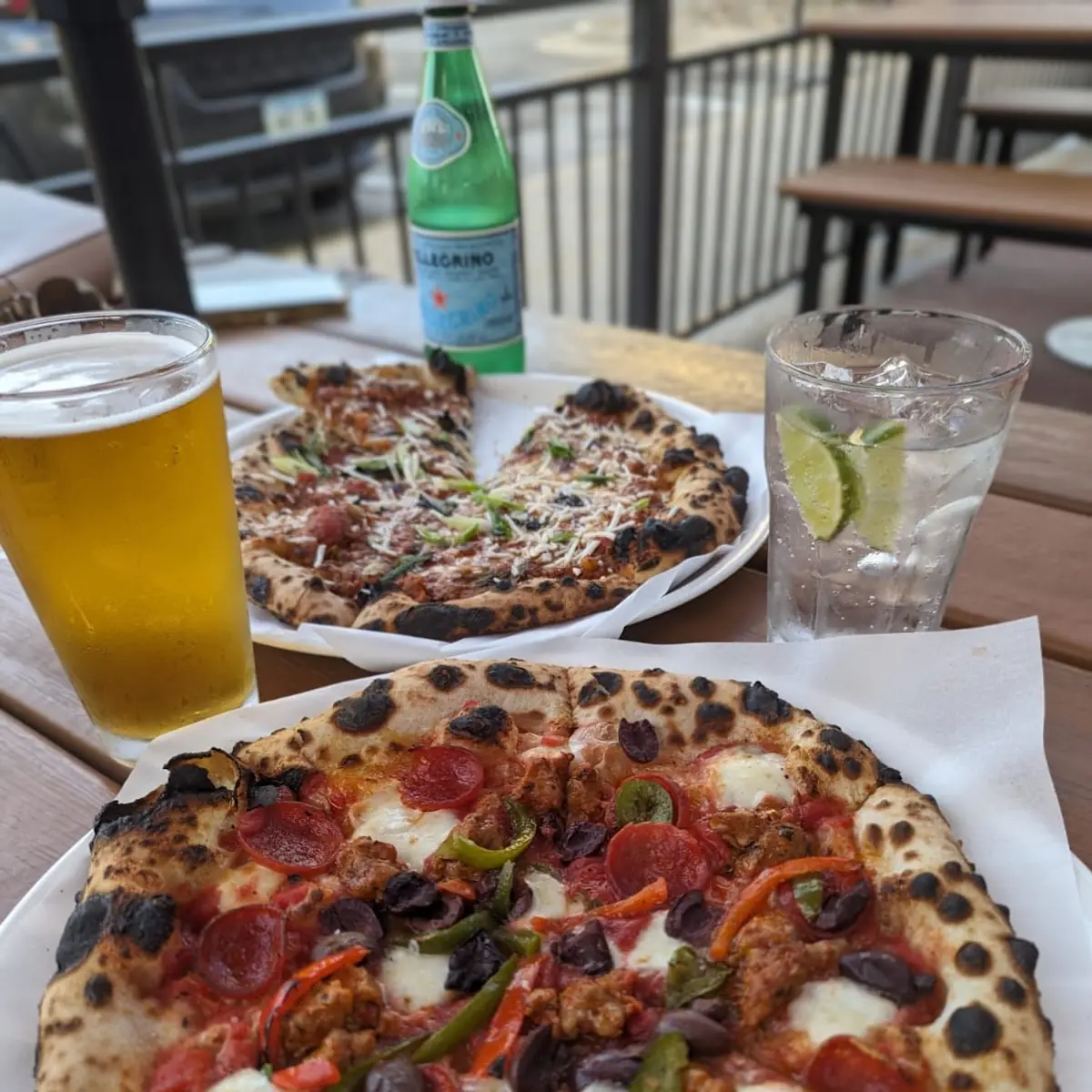 Supreme Pizza and Lamb Bolognese Pizza