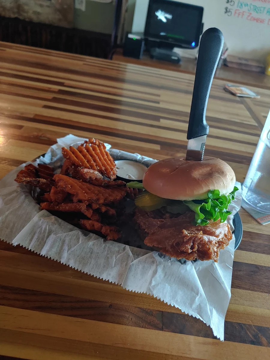 Beer Battered Tenderloin Sandwich