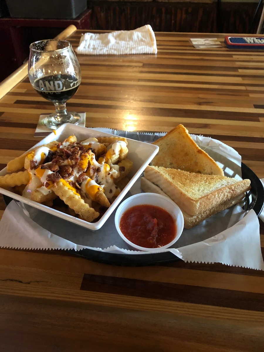 Grilled Cheese and Loaded Fries