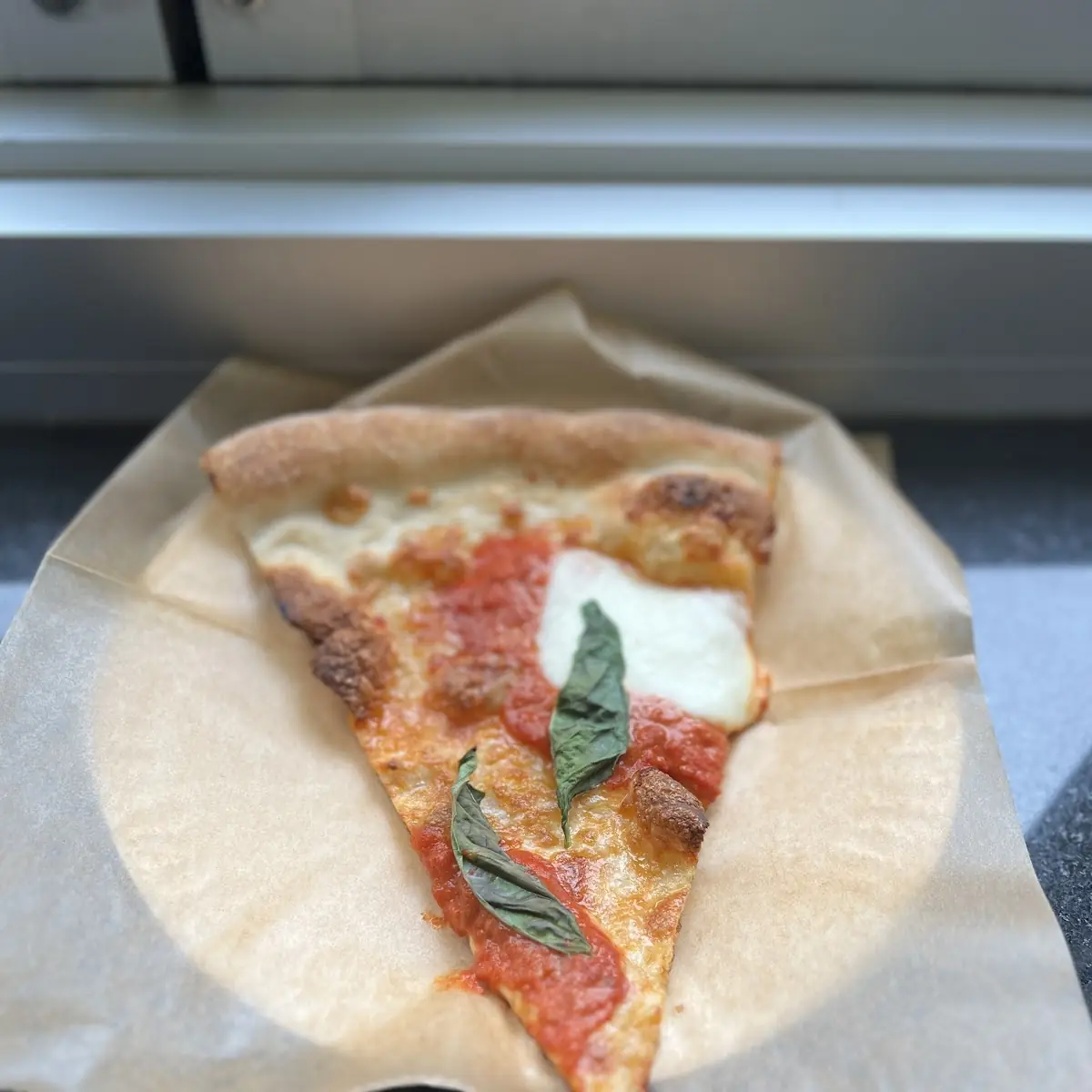 Vodka Pizza Margherita Pizza Slice