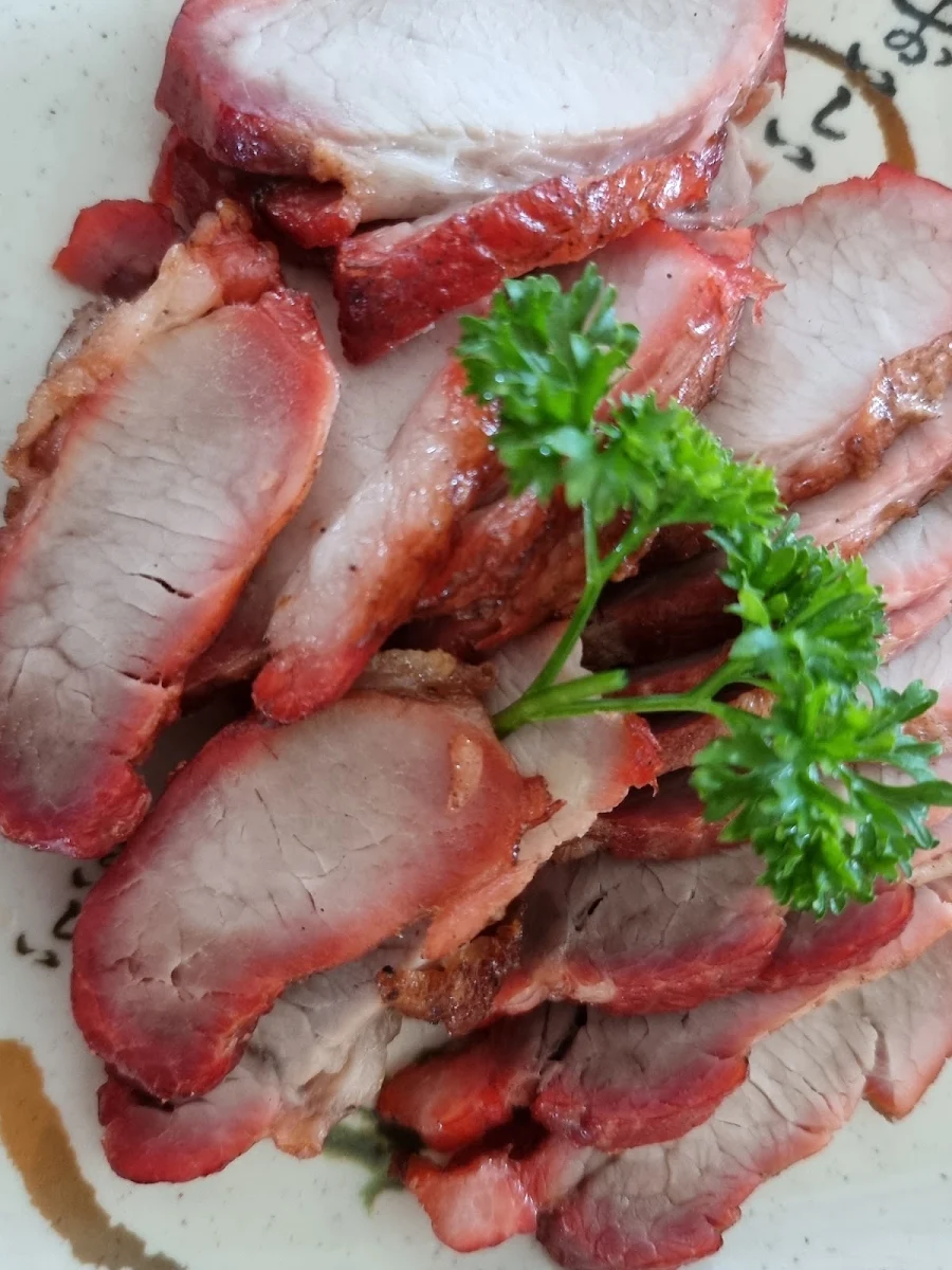 BBQ Pork with Plum Sauce, 德記茶居 Dim Sum Delight