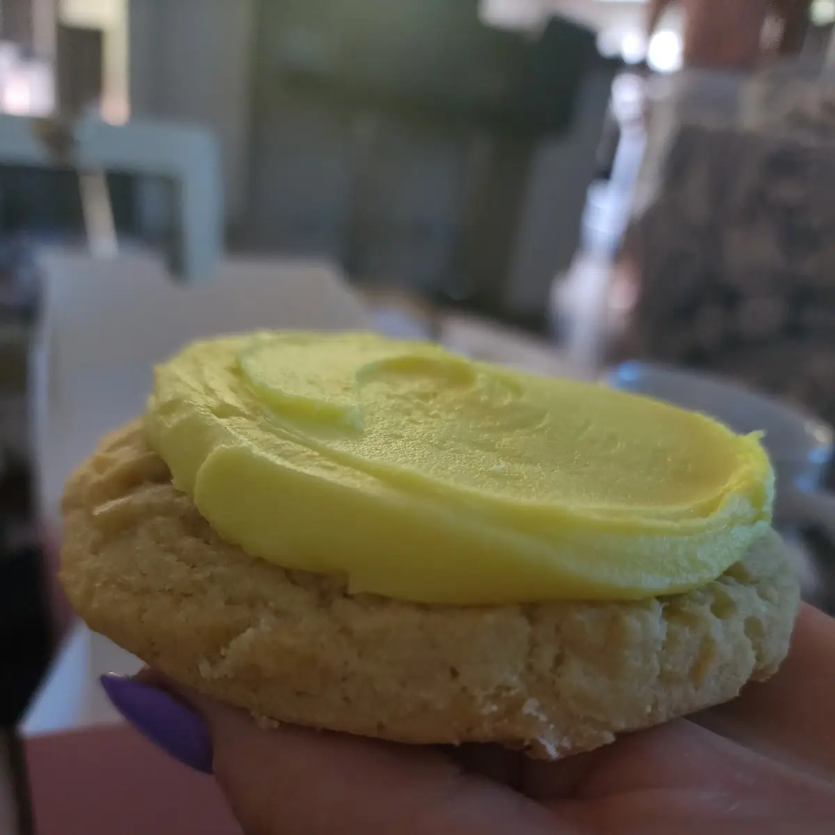 Yellow Sugar Cookie Vanilla Frosting