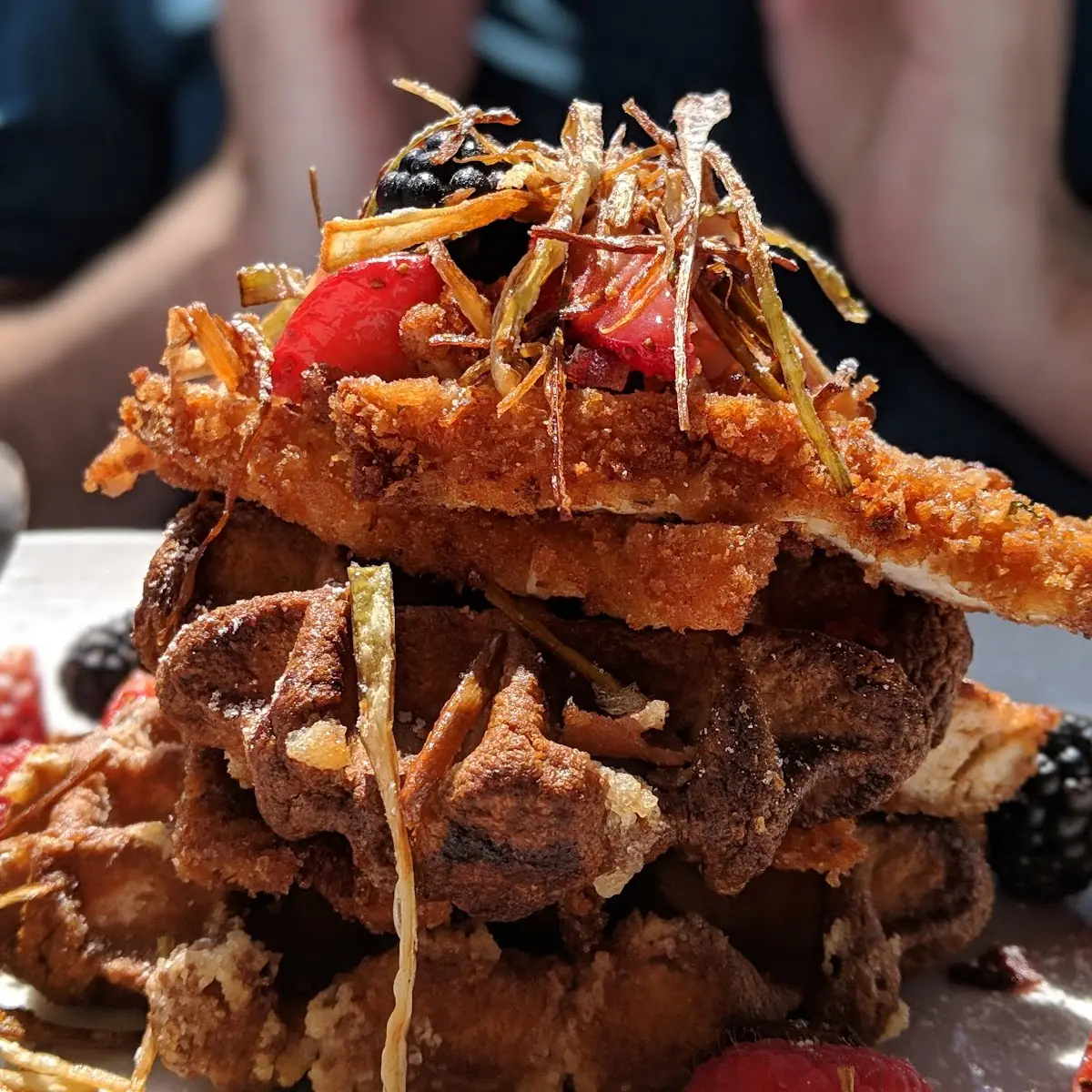 Fried Chicken and Wafes