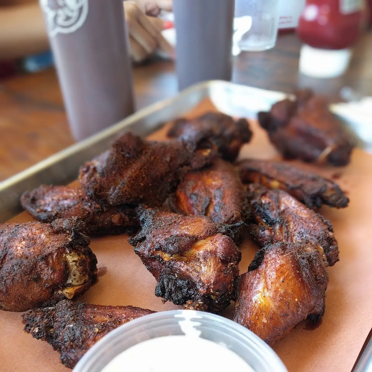 Fiery Ron's Smoked Chicken Wings